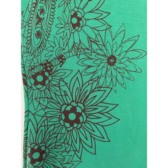 Chelsea & Violet Kelly Green Floral Print Flounce Sundress size Small - Picture 3 of 7